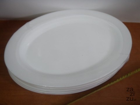 Półmisek owal 6szt. 36cm biała porcelana ELBA | 160-0030 Półmisek owal 6szt. 36cm biała porcelana ELBA | 160-0030