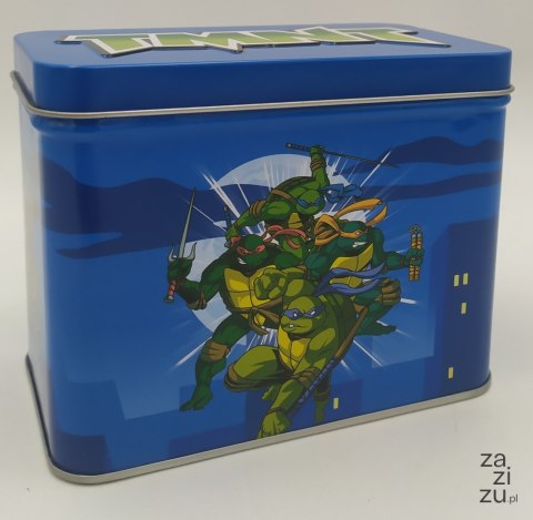 Puszka metalowa Żółwie Ninja 10x14x8 Puszka metalowa Żółwie Ninja 10x14x8