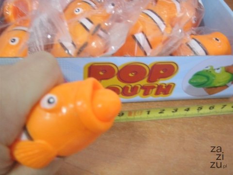 Rybka gumowa z językiem gniotek NEMO 12szt. | UG9008 Rybka gumowa z językiem gniotek NEMO 12szt. | UG9008