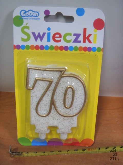 Świeczka cyferka ''70'' PF-SCZK70 Świeczka cyferka ''70'' PF-SCZK70