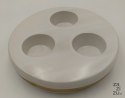 Świecznik ceramiczny na 3-tea light