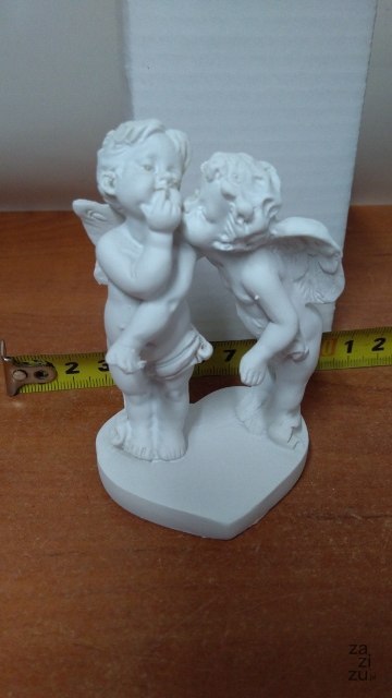 Aniołki ceramiczne para z buziakiem 8x5,5 cm ANA-17104 Aniołki ceramiczne para z buziakiem 8x5,5 cm ANA-17104