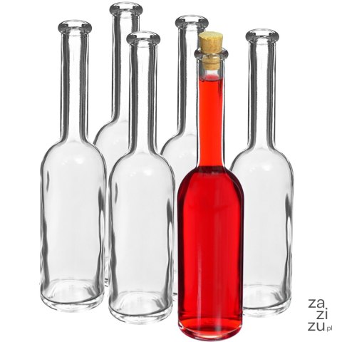 Butelka szklana na nalewkę 6szt. | KK14/10 Butelka szklana na nalewkę 6szt. | KK14/10