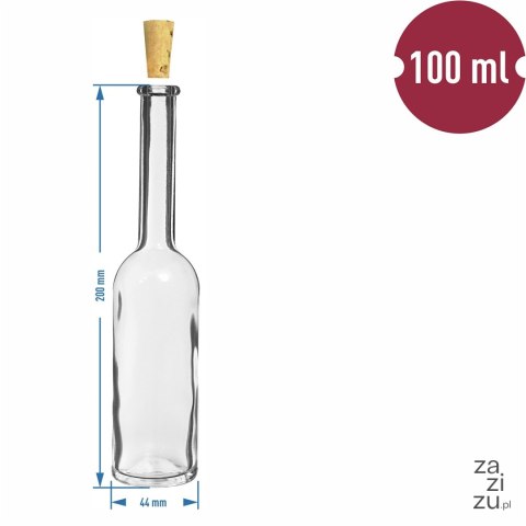 Butelka szklana na nalewkę 6szt. | KK14/10 Butelka szklana na nalewkę 6szt. | KK14/10