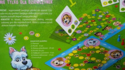 Gra planszowa PIESKI/KWIATKI Gra planszowa PIESKI/KWIATKI