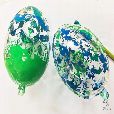 Jajko plastikowe składane 7,5cm - 5 kompletów | EGA-16123 Jajko plastikowe składane 7,5cm - 5 kompletów | EGA-16123