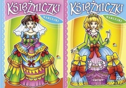 Książeczka KSIĘŻNICZKI + NAKLEJKI Książeczka KSIĘŻNICZKI + NAKLEJKI