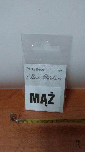 Naklejki na buty 2szt. MĄŻ Naklejki na buty 2szt. MĄŻ