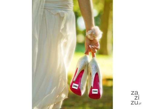 Naklejki na buty 2szt. ŻONA Naklejki na buty 2szt. ŻONA