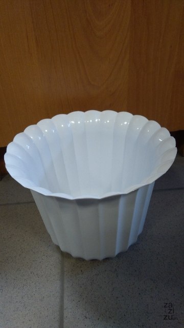 Osłonka /doniczka muszelka 18cm BIAŁA Osłonka /doniczka muszelka 18cm BIAŁA