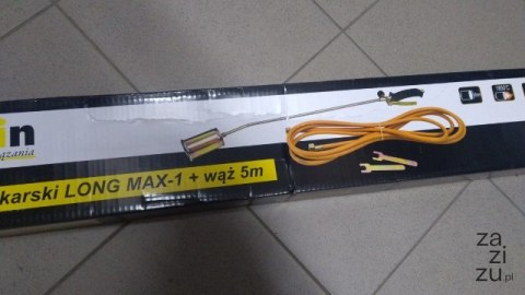 Palnik dekarski LONG MAX-1+WĄŻ 5m K00055 Palnik dekarski LONG MAX-1+WĄŻ 5m K00055