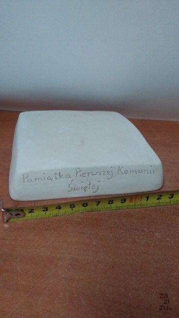 Podstawka/podstument Pamiątka Komunii Świętej 15x15cm Podstawka/podstument Pamiątka Komunii Świętej 15x15cm