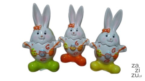 Pojemnik ceramiczny na jajko zamykany ZAJĄC Pojemnik ceramiczny na jajko zamykany ZAJĄC