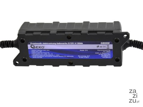 Prostownik elektroniczny-ładowarka 6/12V 4-12Ah G80008 Prostownik elektroniczny-ładowarka 6/12V 4-12Ah G80008