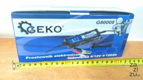 Prostownik elektroniczny-ładowarka 6/12V 4-12Ah G80008 Prostownik elektroniczny-ładowarka 6/12V 4-12Ah G80008