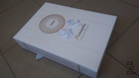 Pudełko na pamiątki z Pierwszej Komunii Świętej Pudełko na pamiątki z Pierwszej Komunii Świętej