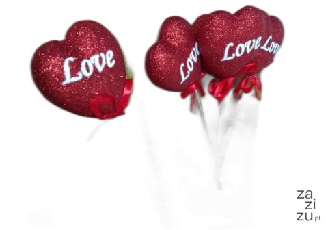 Serca na piku 6szt. LOVE | VAA-17116 Serca na piku 6szt. LOVE | VAA-17116