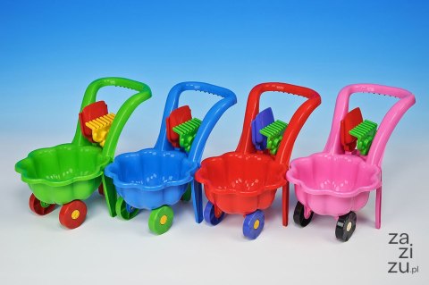 Taczka stokrotka+łopatka+grabki Taczka stokrotka+łopatka+grabki