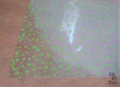 Worek celofan 25szt. 20x35 ZIELONE KWIATY Worek celofan 25szt. 20x35 ZIELONE KWIATY