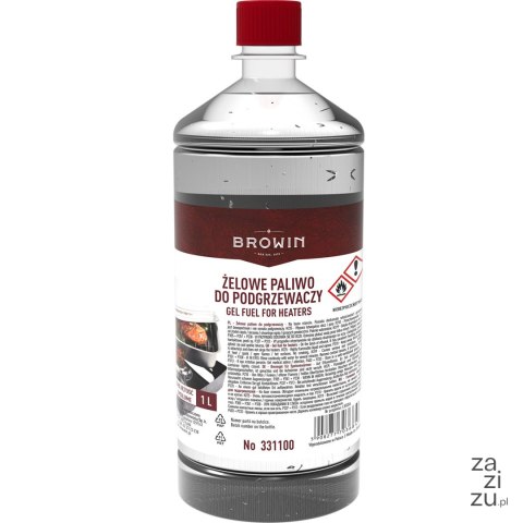 Żelowe paliwo do podgrzewaczy 1l Żelowe paliwo do podgrzewaczy 1l