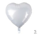 Balon SERCE BIAŁE 18'' 46cm | HS-S18BL