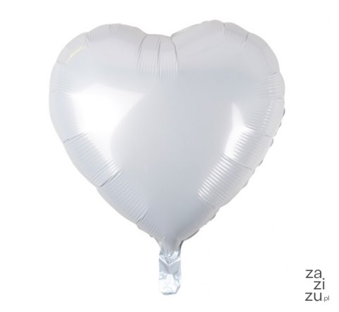 Balon SERCE BIAŁE 18'' 46cm | HS-S18BL Balon SERCE BIAŁE 18'' 46cm | HS-S18BL