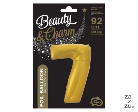 Balon cyfra 7 złota 45'' 92cm | HS-C45ZM7 Balon cyfra 7 złota 45'' 92cm | HS-C45ZM7