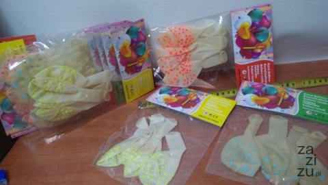 Balony przeźroczyste z gwiazdkami 30 cm - 4szt Balony przeźroczyste z gwiazdkami 30 cm - 4szt
