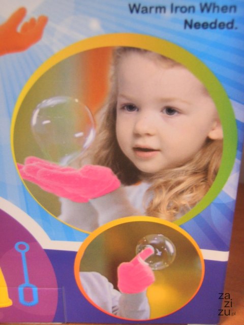 Bańki mydlane skaczące juggle bubbles + rękawiczki G061372 Bańki mydlane skaczące juggle bubbles + rękawiczki G061372