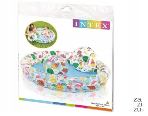 Basen dmuchany 122x25+piłka+koło 59460 INTEX Basen dmuchany 122x25+piłka+koło 59460 INTEX