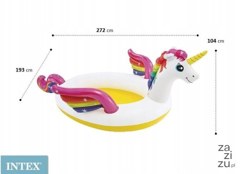 Brodzik/basen dmuchany JEDNOROŻEC z fontanną INTEX | 5741 Brodzik/basen dmuchany JEDNOROŻEC z fontanną INTEX | 5741