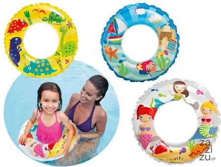 Koło do pływania 61cm INTEX 59242 Koło do pływania 61cm INTEX 59242