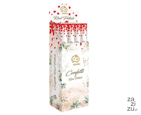 Konfetti 60cm CZERWONE PŁATKI RÓŻ JC-KPPC60 Konfetti 60cm CZERWONE PŁATKI RÓŻ JC-KPPC60