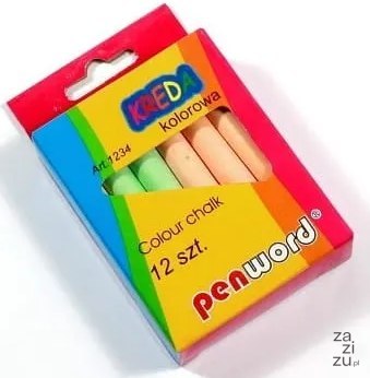 Kreda szkolna 12kol.KOLOROWA Kreda szkolna 12kol.KOLOROWA
