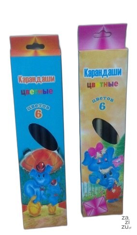 Kredki ołówkowe 6szt. | KR-704RP 607796 Kredki ołówkowe 6szt. | KR-704RP 607796