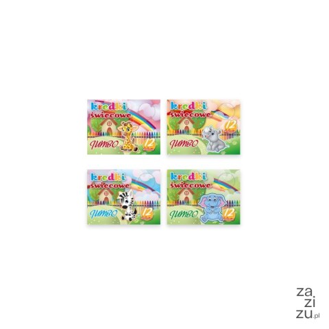Kredki świecowe 12szt. JUMBO Kredki świecowe 12szt. JUMBO