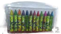 Kredki świecowe - JUMBO 12szt 10176
