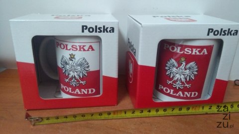 Kubek ceramiczny w kartoniku POLSKA 330ml Kubek ceramiczny w kartoniku POLSKA 330ml