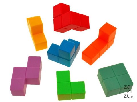 Magiczna kolorowa KOSTKA typu Tetris | GR0153 Magiczna kolorowa KOSTKA typu Tetris | GR0153