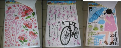 Naklejki na ścianę 10szt. 50x70cm | NA-393Z Naklejki na ścianę 10szt. 50x70cm | NA-393Z