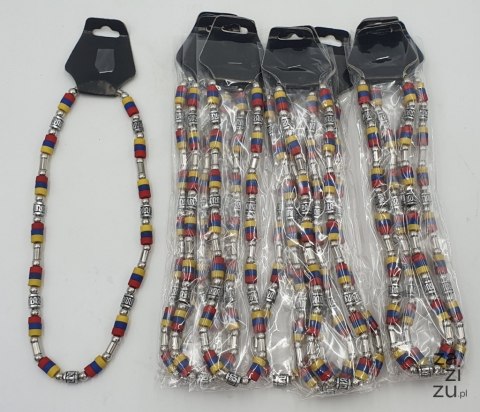 Naszyjnik koraliki + metal 12szt. | S1714B Naszyjnik koraliki + metal 12szt. | S1714B