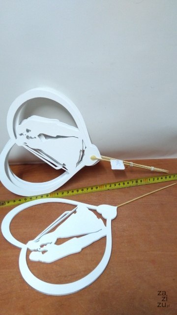 Piki Para Młoda w sercu 15 cm - 6 szt. Piki Para Młoda w sercu 15 cm - 6 szt.