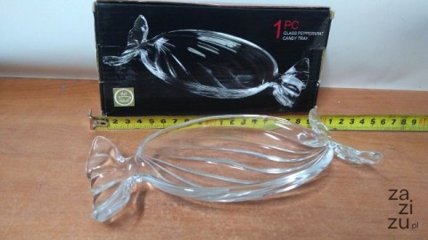 Półmisek szklany 9X20 CUKIEREK Półmisek szklany 9X20 CUKIEREK