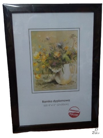 Ramka na zdjęcia 21 x 30 cm dyplomowa czarna Ramka na zdjęcia 21 x 30 cm dyplomowa czarna