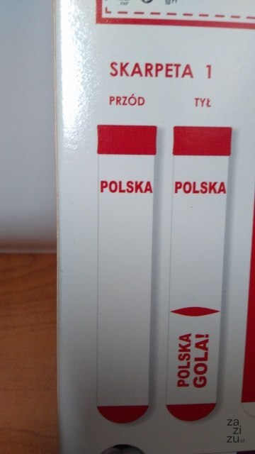 Skarpetki humor kibica POLSKA GOLA Skarpetki humor kibica POLSKA GOLA