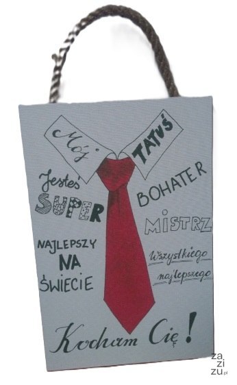Tabliczka/obraz do zawieszenia 20x30 TATA Tabliczka/obraz do zawieszenia 20x30 TATA