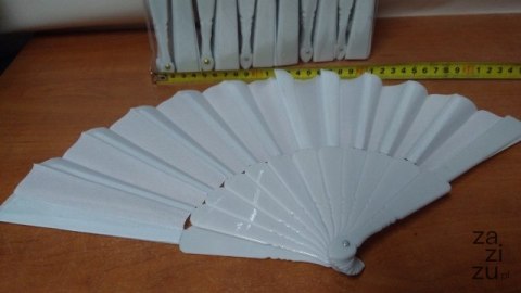 Wachlarz 12szt BIAŁY 10=1214 Wachlarz 12szt BIAŁY 10=1214