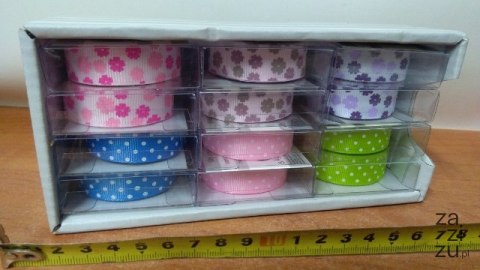 Wstążka samoprzylepna 12szt. 1,5cm x1m | H028 Wstążka samoprzylepna 12szt. 1,5cm x1m | H028
