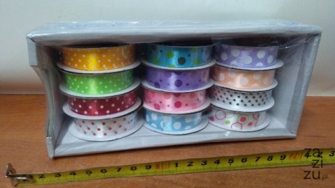 Wstążka satynowa 12szt. 16mmx3m | H02617 Wstążka satynowa 12szt. 16mmx3m | H02617