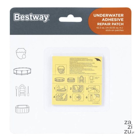 Zestaw naprawczy łatki wodoodporne Bestway | 62091 Zestaw naprawczy łatki wodoodporne Bestway | 62091